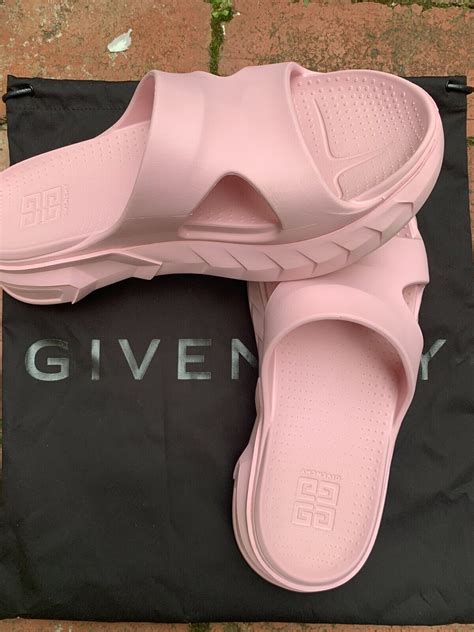 women's pink givenchy slides|Givenchy marshmallow slides 35.